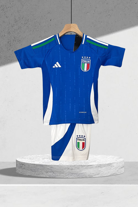 Italien 2024 Heimtrikot für Kinder