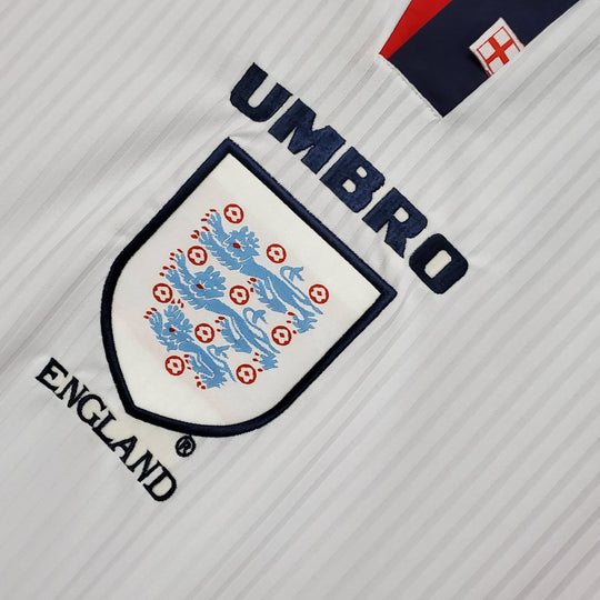England 1998 WM Heimtrikot Langarmiges