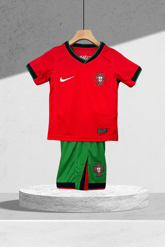 Portugal EM 2024 Heimtrikot für Kinder