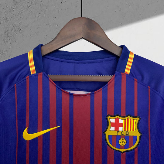 Barcelona 2017–2018 Heimtrikot Langarmiges