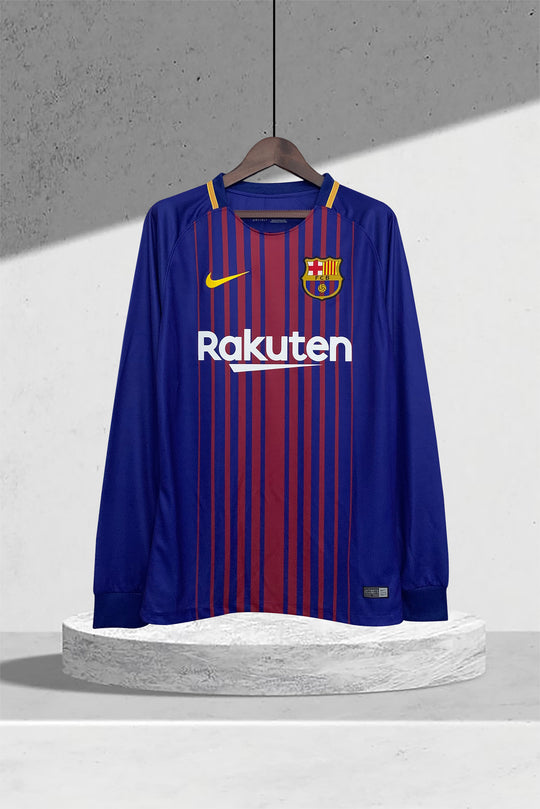 Barcelona 2017–2018 Heimtrikot Langarmiges