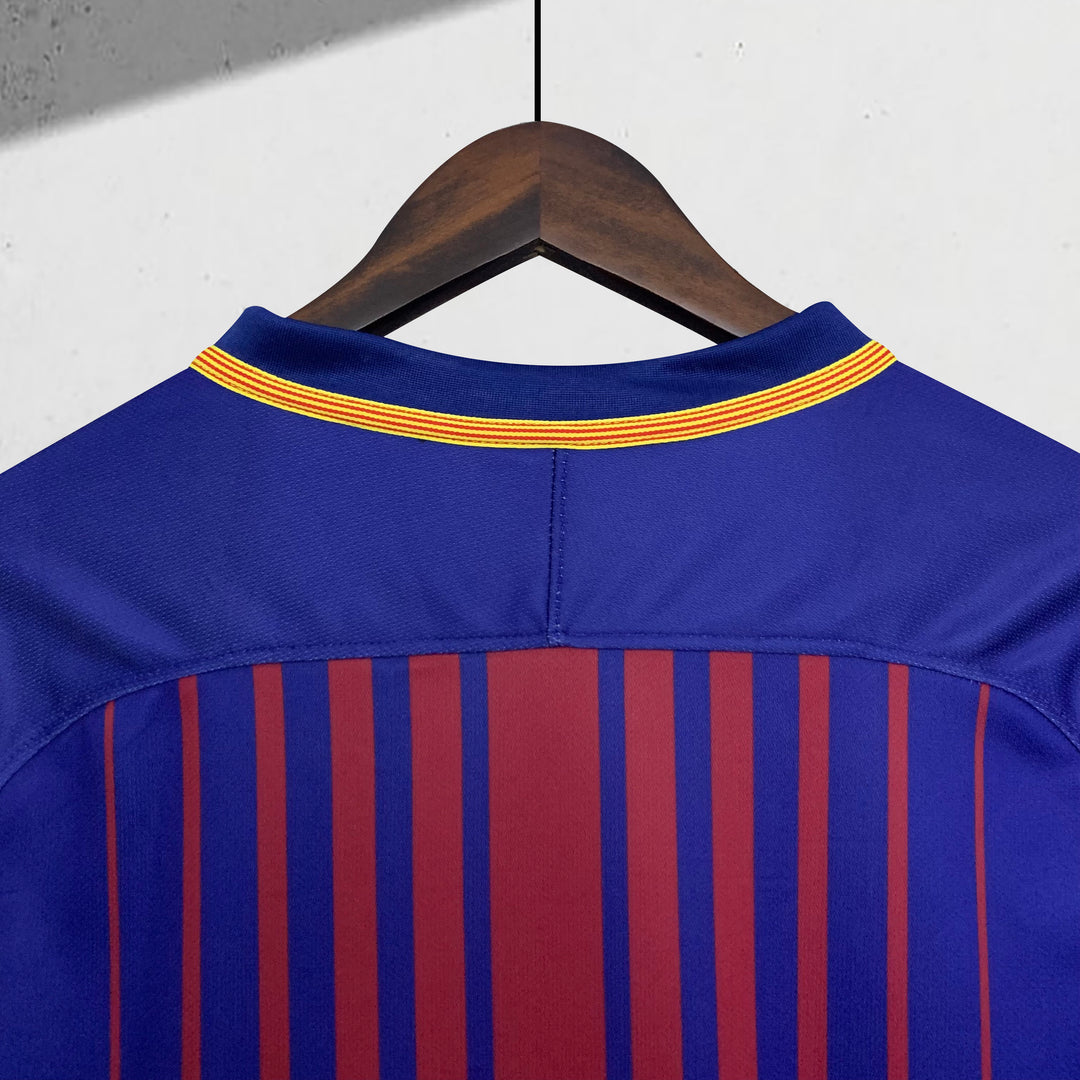 Barcelona 2017–2018 Heimtrikot Langarmiges