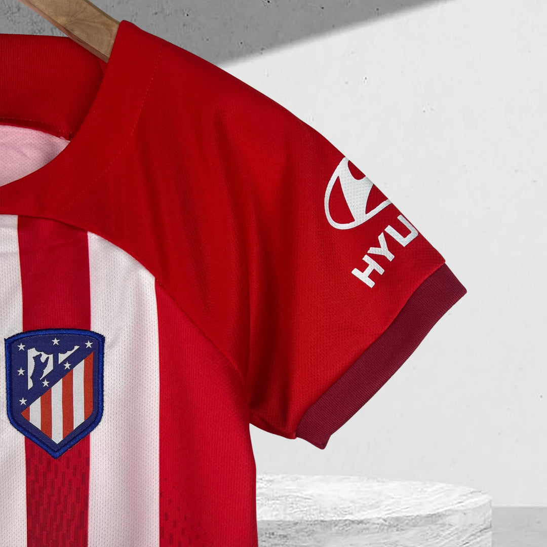 Atlético Madrid 2023–2024 Heimtrikot für Kinder