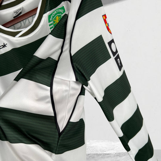 Sporting Lisboa 2001–2002 Heimtrikot Langarmiges