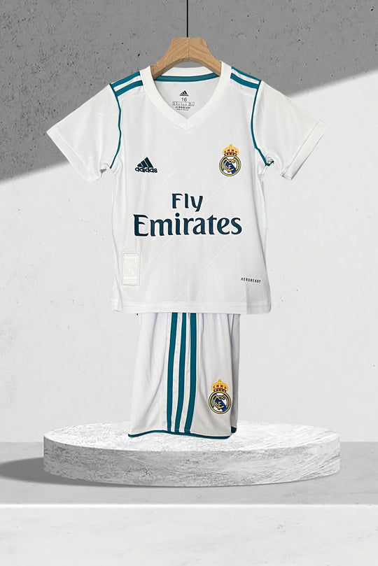 Real Madrid 2017–2018 Heimtrikot für Kinder