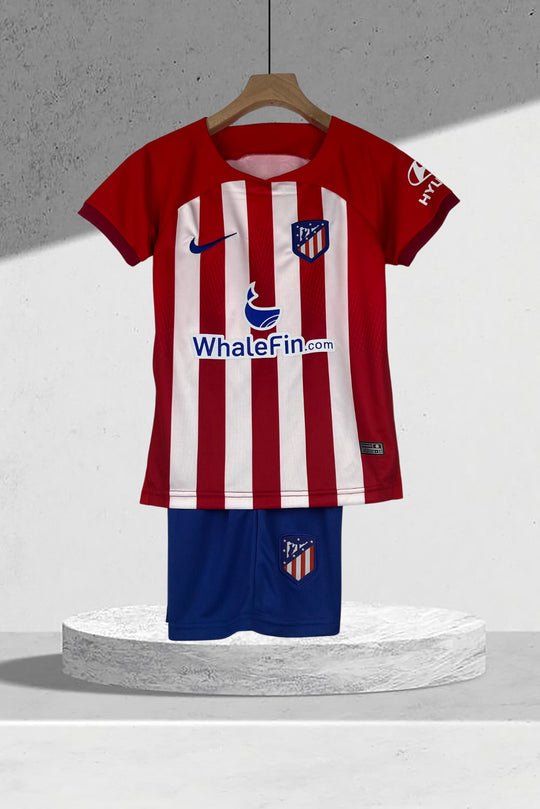Atlético Madrid 2023–2024 Heimtrikot für Kinder