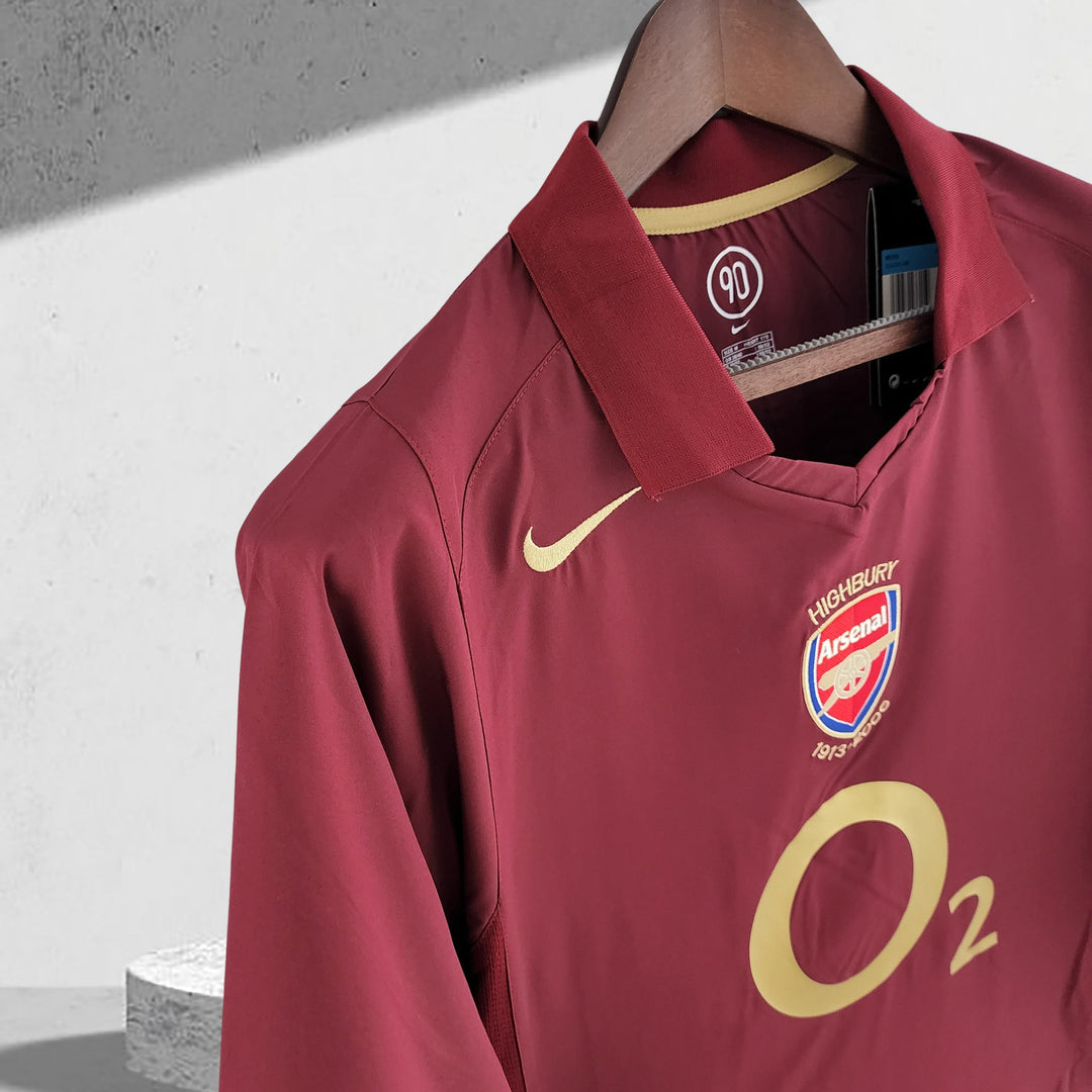 Arsenal 2005–2006 Heimtrikot Langarmiges