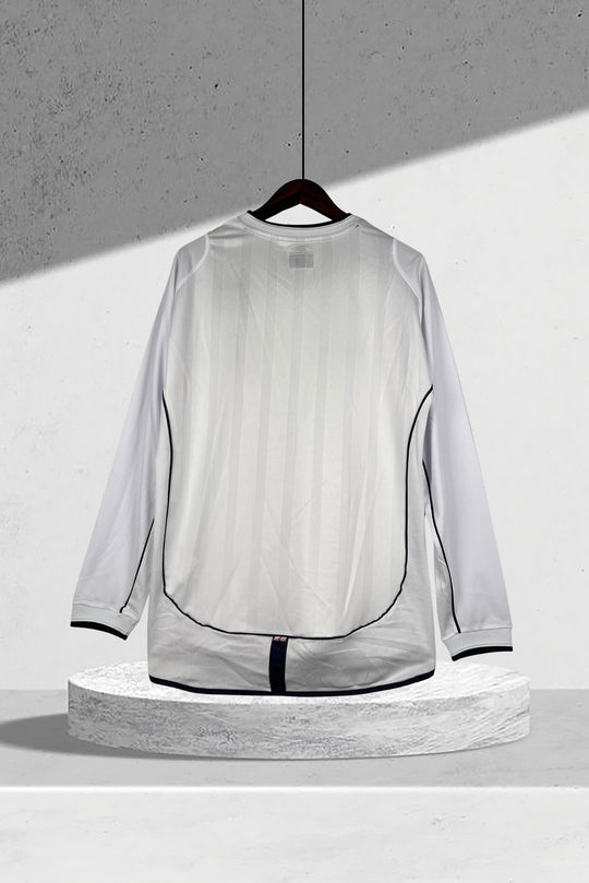 England 2002 WM Heimtrikot Langarmiges