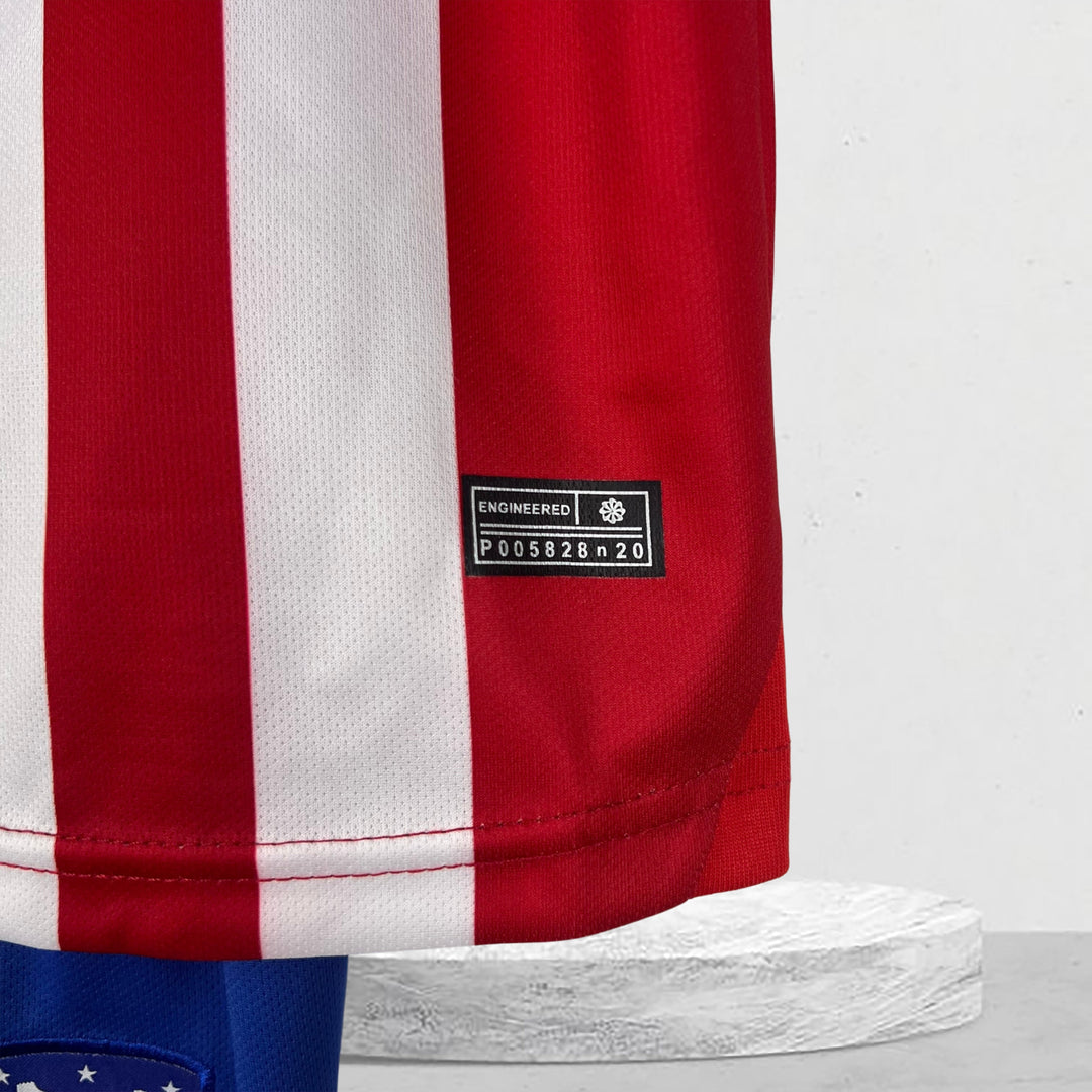 Atlético Madrid 2023–2024 Heimtrikot für Kinder