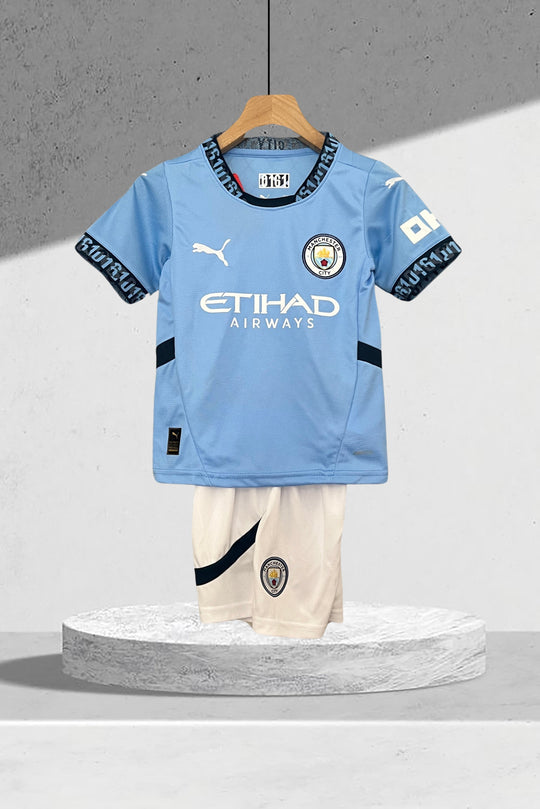 Manchester City 2024–2025 Heimtrikot für Kinder