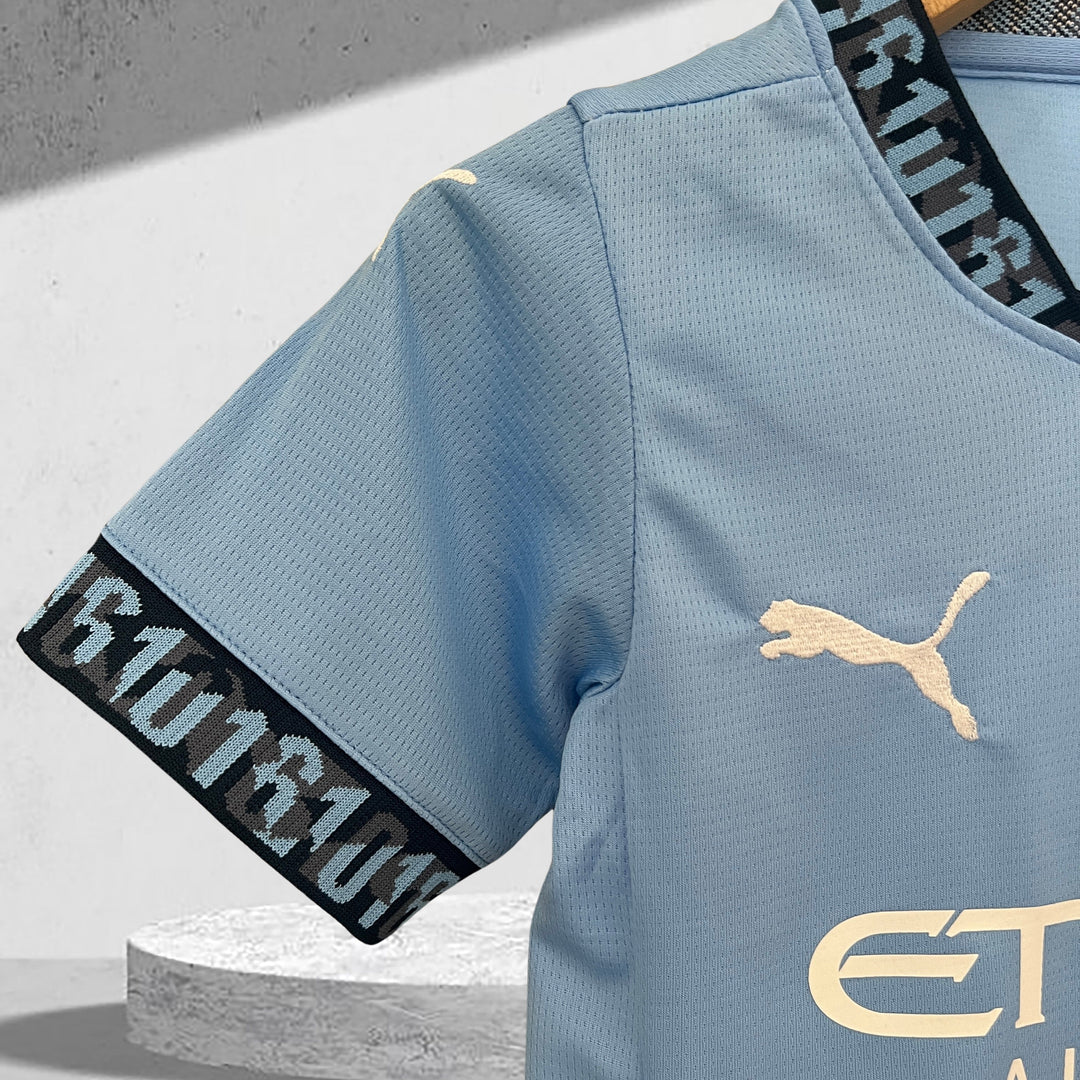Manchester City 2024–2025 Heimtrikot für Kinder