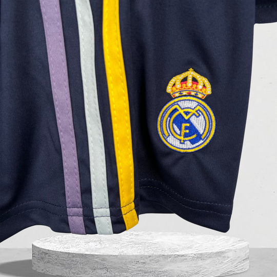 Real Madrid 2023–2024 Auswärtstrikot für Kinder