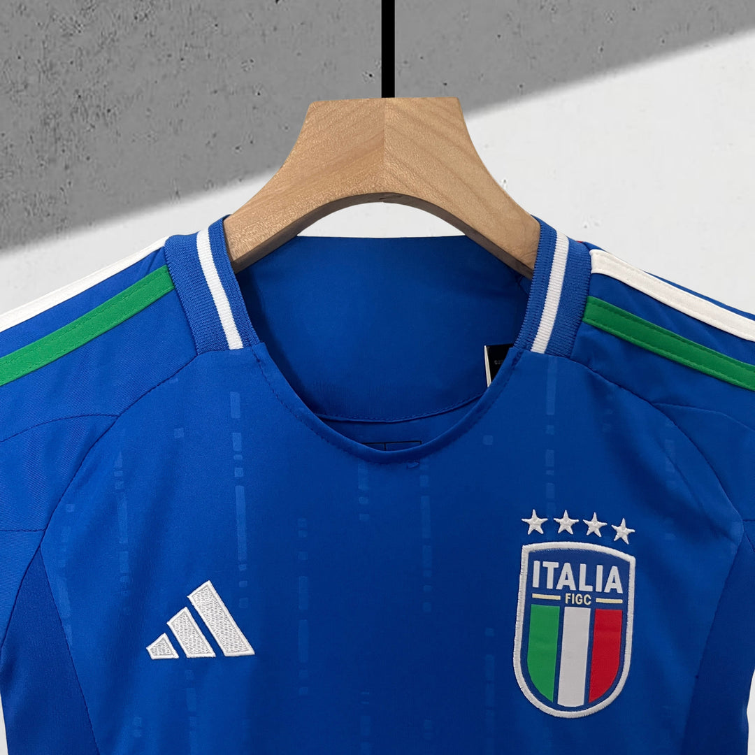 Italien 2024 Heimtrikot für Kinder