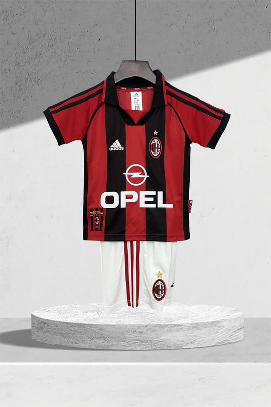 Ac Milan 1998-1999 Heimtrikot für Kinder