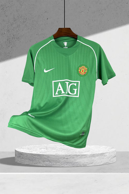 Manchester United 2007-2008 Torwarttrikot Kortermet