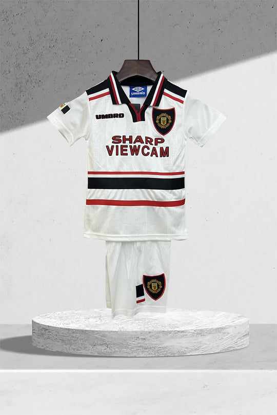 Manchester United 1997-1998 Auswärtstrikot für Kinder