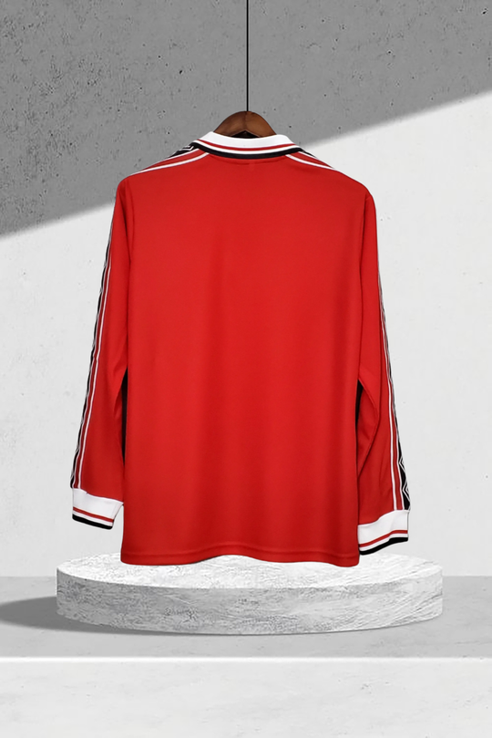 Manchester United 1998–1999 Heimtrikot Langarmiges