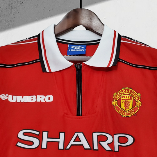 Manchester United 1998–1999 Heimtrikot Langarmiges