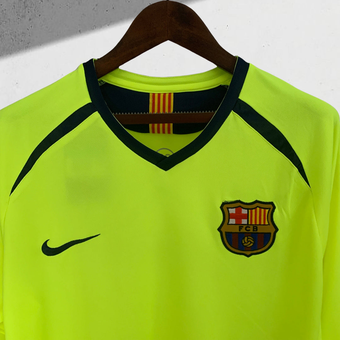 Barcelona 2005–2006 Auswärtstrikot Langarmiges