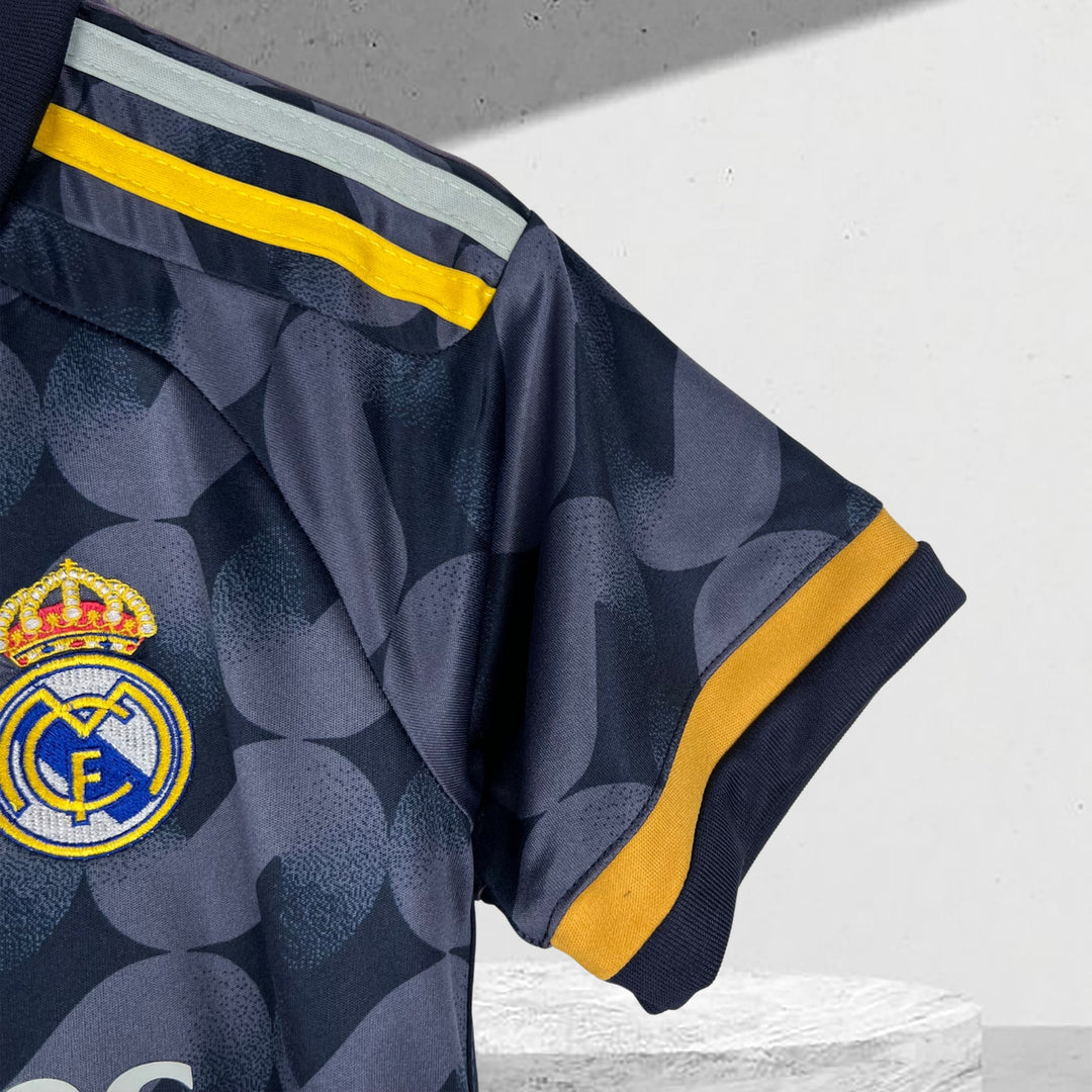 Real Madrid 2023–2024 Auswärtstrikot für Kinder