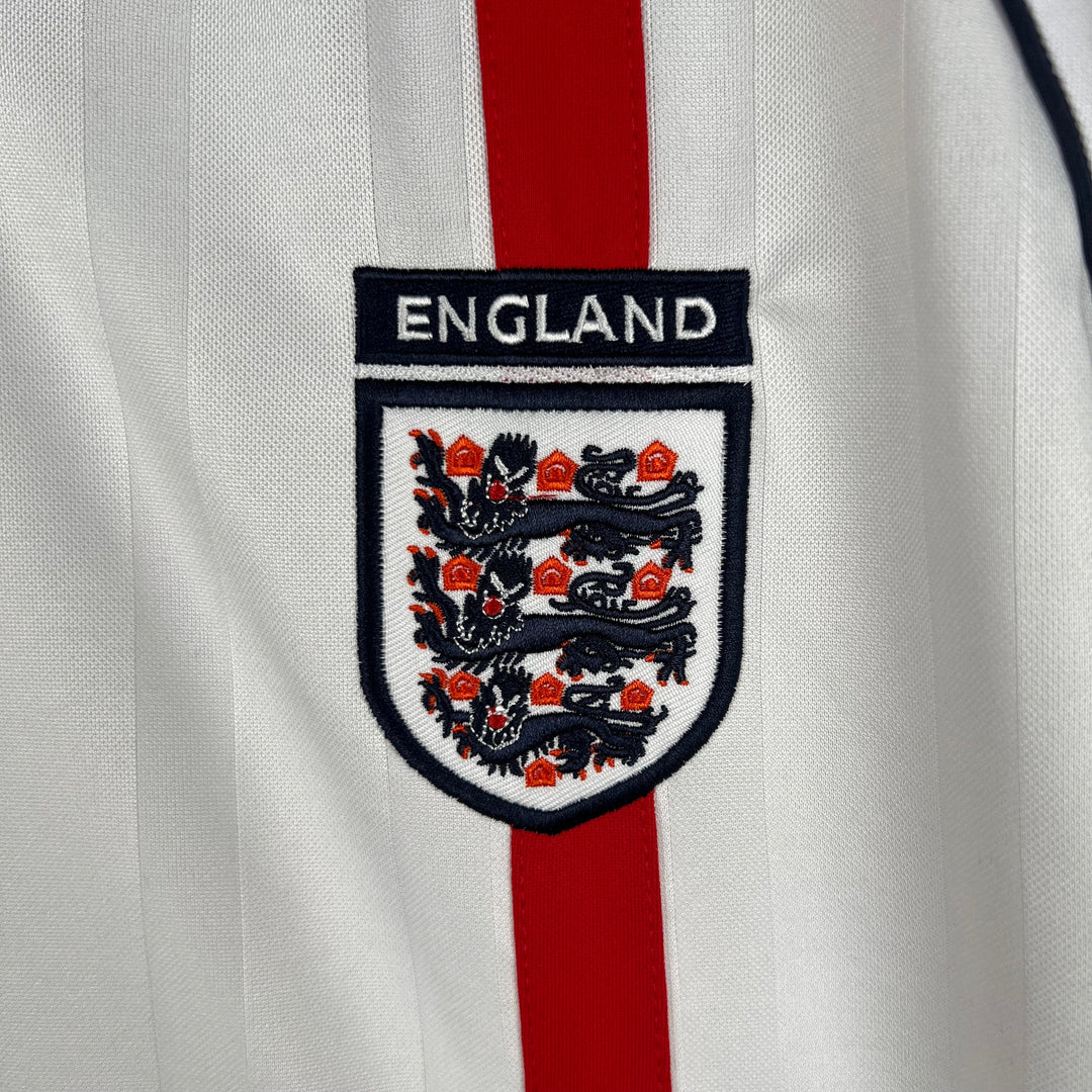 England 2002 WM Heimtrikot