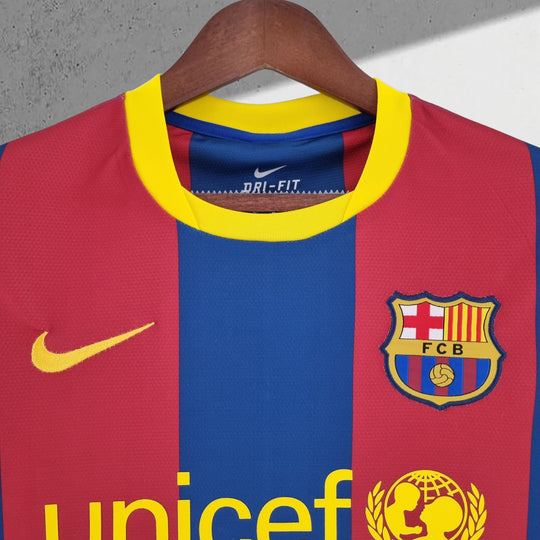 Barcelona 2010–2011 Heimtrikot Langarmiges