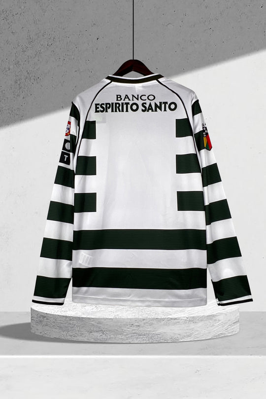 Sporting Lisboa 2001–2002 Heimtrikot Langarmiges
