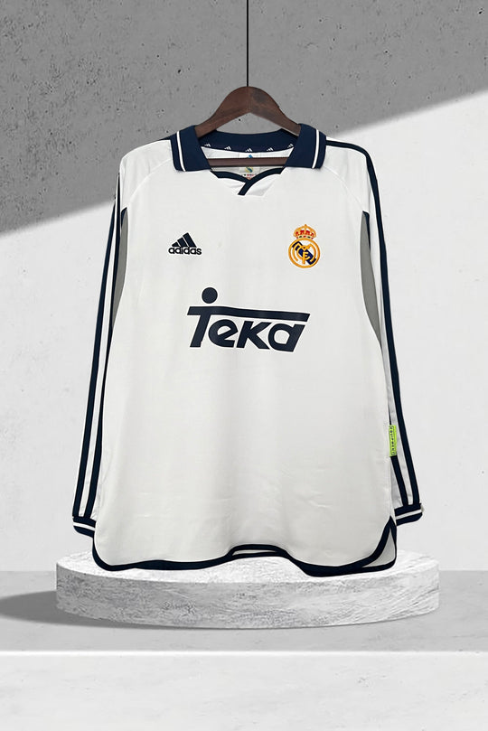 Real Madrid 2000–2001 Heimtrikot Langarmiges