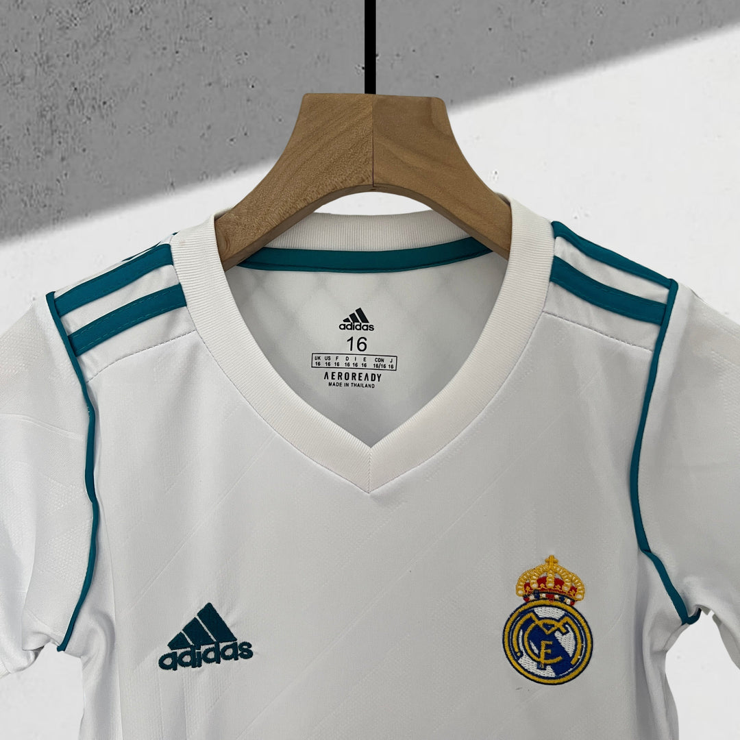 Real Madrid 2017–2018 Heimtrikot für Kinder